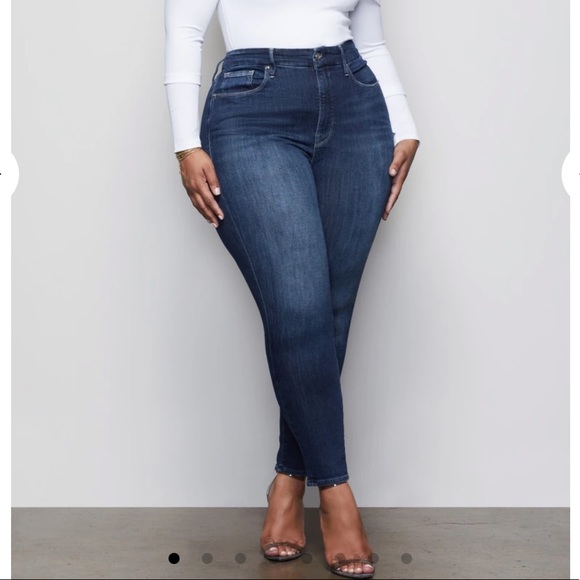 NWT Good American High Waist Good Legs Crop ean - Picture 2 of 6